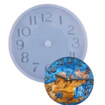 Molde De Silicone Formato Relógio Grande 15,4Cm