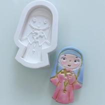 Molde de Silicone Freira Decorar Religião