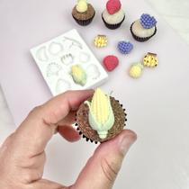 Molde de Silicone Frutas Molde de Silicone Frutas