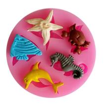 Molde De Silicone Fundo Do Mar Molde De Silicone Fundo Do Mar