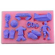 Molde De Silicone Futebol/ Bola Acessórios S265 - MOLDS PLANET