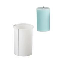 Molde De Silicone Geométrico 3D Estilo Nórdico Para Velas E Sabonetes Cilíndricos DIY Decoração