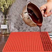 Molde de silicone Gesuche de 468 cavidades, mini redondo para chocolate Molde de silicone Gesuche de 468 cavidades, mini redondo para chocolate