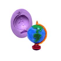 Molde de silicone globo viagem para decorar f729