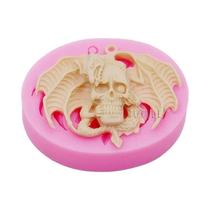 Molde De Silicone Grande Para Colar/Pingente De Esqueleto De Dragão Voador Para Decoração De Molde De Silicone Grande Para Colar/Pingente De Esqueleto De Dragão Voador Para Decoração De