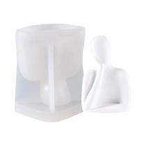 Molde De Silicone Grande Para Vela 3D De Casal Romântico, Para Aromaterapia, Gesso, Decoração De