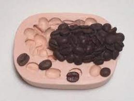 Molde de silicone grão de café, cozinha, resina, confeitaria, biscuit molds planet