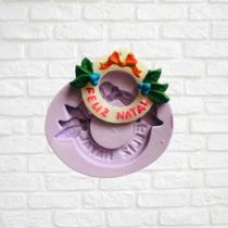 Molde de silicone guirlanda natal para decorar f620