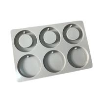 Molde De Silicone Hexagonal Para Sabonete Com 6 Cavidades, DIY Artesanal, Para Resina Epóxi, Cera,
