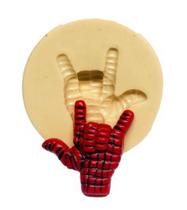 Molde de silicone homem aranha, mão , resina, confeitaria, biscuit molds planet rb559