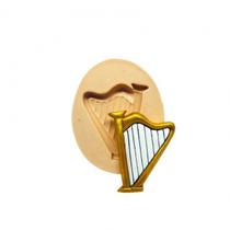 Molde de Silicone Instrumentos Musicais - Harpa - Cia do Molde