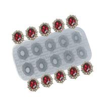 Molde de Silicone Jóia Pró - Oval Saint Ref. 590 Flexarte
