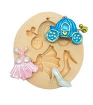 Molde de silicone kit princesa f600 Molde de silicone kit princesa f600
