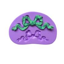 Molde de silicone laços para decorar f768