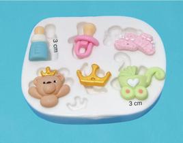 Molde de silicone lembrancinha - kit chá de bebê - MODELE