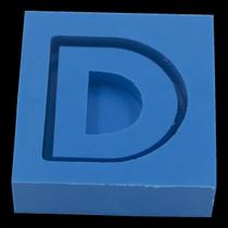 Molde de Silicone Letras shaker D