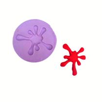 Molde de silicone mancha de tinta p para decorar f670