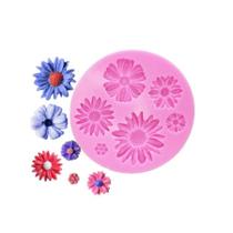 Molde de silicone Margarida S222 Molds Planet Rizzo Confeitaria