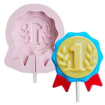 Molde de Silicone Medalha 6,5cm