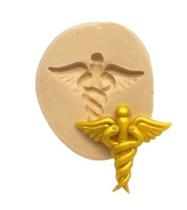 Molde de silicone medicina logo confeitaria biscuit f545 Molde de silicone medicina logo confeitaria biscuit f545