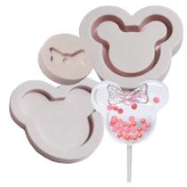 Molde de Silicone Mickey Chocalho Molde de Silicone Mickey Chocalho