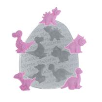 Molde de Silicone Mini Baby Dinossauros Ref. 388 Flexarte
