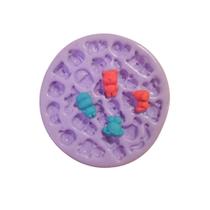 Molde de silicone mini bichinhos confeitaria biscuit f924