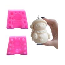 Molde De Silicone Mini Boneco De Neve De Natal Para Decoração De Casa De Férias, Molde DIY De Resina