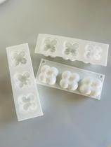 Molde de Silicone MINI Bubble 3 Cavidades p Velas Artesanais