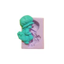 Molde de silicone mini camponesa confeitaria biscuit f948