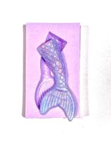 Molde de silicone mini cauda de sereia para decorar f79 Molde de silicone mini cauda de sereia para decorar f79