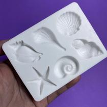 Molde de Silicone Mini Concha (02)
