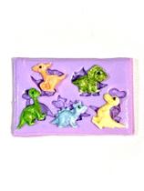 Molde de silicone mini dinossauro baby para decorar f121