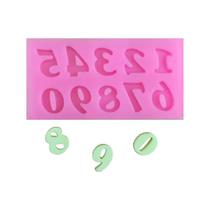 Molde De Silicone Mini Números