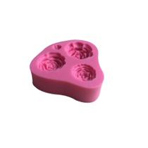 Molde de silicone Mini Rosas S161 Molds Planet Rizzo Confeitaria