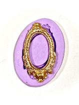 Molde de silicone moldura oval para decorar f120 Molde de silicone moldura oval para decorar f120
