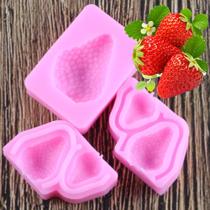 Molde de silicone morangos 3d para decorar f328 Molde de silicone morangos 3d para decorar f328