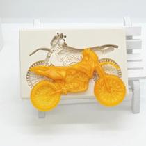 Molde De Silicone Moto Corrida Confeitaria Biscuit - L&B Decorações