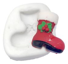 Molde De Silicone Natal Bota Papai Noel 2,5 x 2,5 cm Confeitaria Resina Biscuit Molde De Silicone Natal Bota Papai Noel 2,5 x 2,5 cm Confeitaria Resina Biscuit