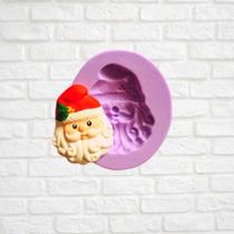 Molde de silicone natal papai noel confeitaria f619 Molde de silicone natal papai noel confeitaria f619