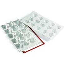 Molde de Silicone Natalino para Chocolate Natal Gourmet Moderno Ágil Pratico Restaurante Silikomart