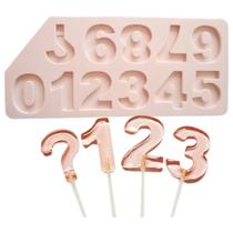 Molde de Silicone Número 5cm Molde de Silicone Número 5cm