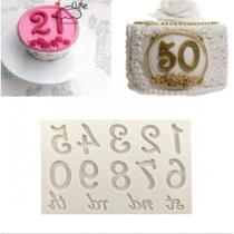 Molde de Silicone Números Divertidos Molde de Silicone Números Divertidos