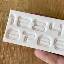Molde de Silicone Números Molde de Silicone Números