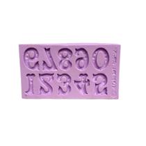 Molde de silicone números para decorar f783 Molde de silicone números para decorar f783