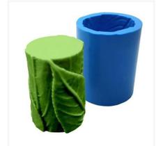 Molde De Silicone P/ Vela Ou Sabonete - Folha