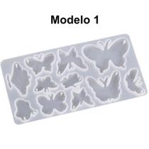 Molde de Silicone Para Arte BORBOLETA de Resina Chaveiro Pingente Artesanato DIY Molde de Silicone Para Arte BORBOLETA de Resina Chaveiro Pingente Artesanato DIY