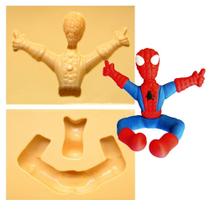 Molde de Silicone para Biscuit Casa da Arte - Modelo: Homem Aranha Sentado 1262