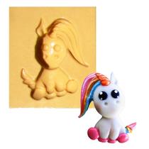 Molde de Silicone para Biscuit Casa da Arte - Modelo: Unicornio Pequeno 1402