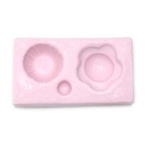 Molde de Silicone Para Biscuit - Cupcake Com Cereja 3d 252 Molde de Silicone Para Biscuit - Cupcake Com Cereja 3d 252